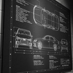 Audi // 2016-2017 // RS3 Sedan (17"W x 12"H x .125"D)