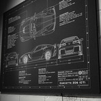 Chevrolet // 2014-2017 // Corvette Z06 (17"W x 12"H x .125"D)