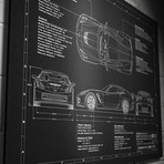 Chevrolet // 2014-2017 // Corvette Z06 (17"W x 12"H x .125"D)