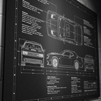 Dodge // 2015-2016 // Challenger Hellcat (17"W x 12"H x .125"D)