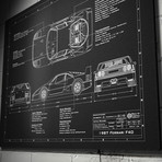 Ferrari // 1987-1992 // F40 (17"W x 12"H x .125"D)