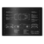 Ferrari // 2015-2017 // 488 GTB (17"W x 12"H x .125"D)