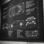 Ferrari // 2015-2017 // 488 GTB (17"W x 12"H x .125"D)