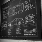 Mercedes // 2016-2017 // AMG C63 (17"W x 12"H x .125"D)