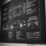 Porsche // 2016-2017 // 911 Turbo S (17"W x 12"H x .125"D)