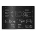 Porsche // 2016-2017 // 911 Turbo S (17"W x 12"H x .125"D)