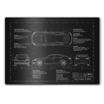 Tesla // 2012-2016 // Model S (17"W x 12"H x .125"D)