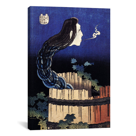 The Ghost Story Of Okiku (Sarayashiki), 1830 (18"W x 26"H x 0.75"D)
