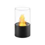 Circum Portable Tabletop Ethanol Fireplace (Black)