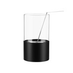 Circum Portable Tabletop Ethanol Fireplace (Black)