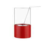 Circum Portable Tabletop Ethanol Fireplace (Black)