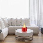 Circum Portable Tabletop Ethanol Fireplace (Black)