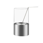 Circum Portable Tabletop Ethanol Fireplace (Black)