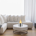 Circum Portable Tabletop Ethanol Fireplace (Black)