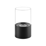 Circum Portable Tabletop Ethanol Fireplace (Black)