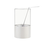 Circum Portable Tabletop Ethanol Fireplace (Black)