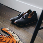 309 Works // Quarter Jogger // Pebbled // Black + Black (US: 9)