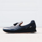 309 Works // Quarter Jogger // Pebbled // Black + Black (US: 9)