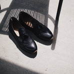 309 Works // Quarter Jogger // Pebbled // Black + Black (US: 9)