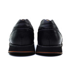 309 Works // Quarter Jogger // Pebbled // Black + Black (US: 9)