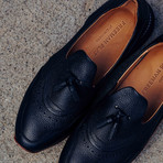 309 Works // Quarter Jogger // Pebbled // Black + Black (US: 9)