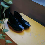 Zip Jogger // Formal // Black + Black (US: 9)