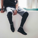 Zip Jogger // Formal // Black + Black (US: 9)