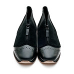 Zip Jogger // Formal // Black + Black (US: 9)