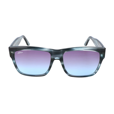 Men's E3029 Sunglasses // Striped Blue