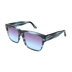 Men's E3029 Sunglasses // Striped Blue