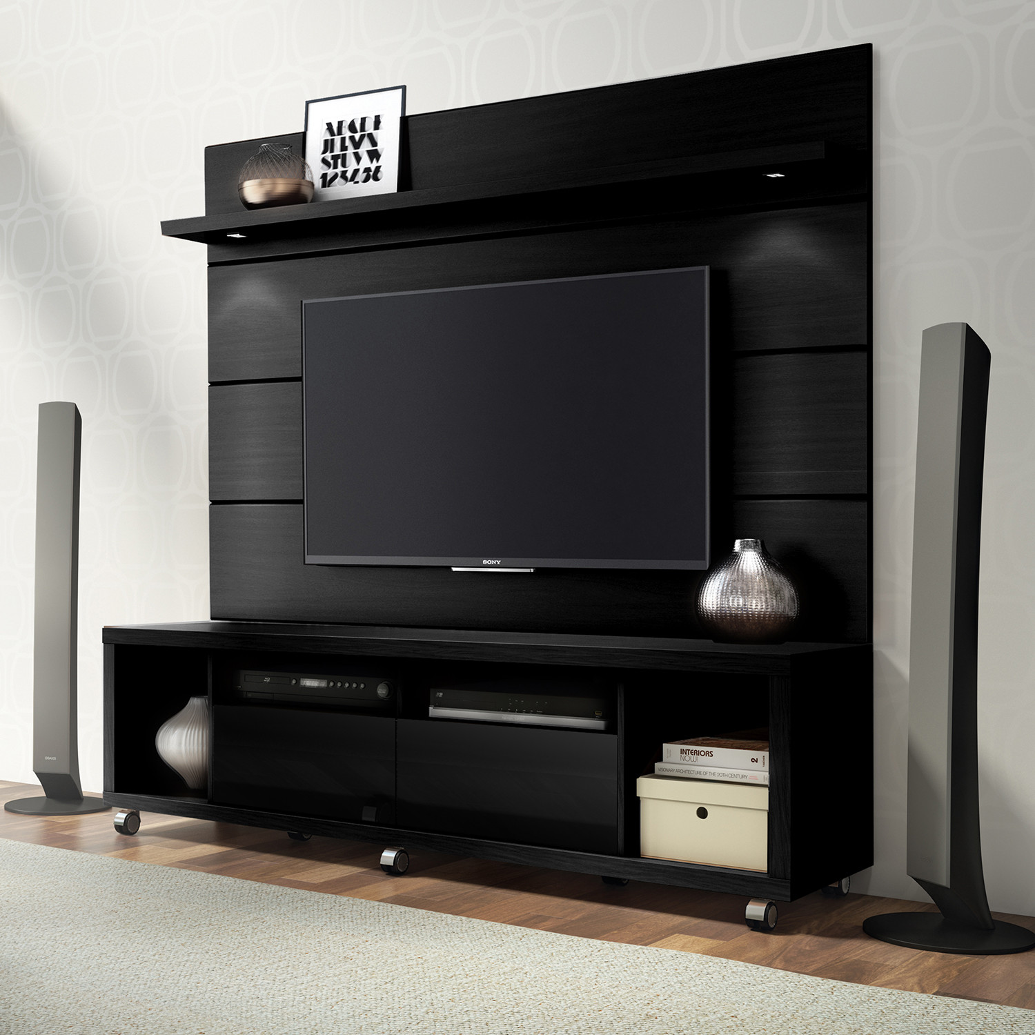 Featured image of post Modern Floating Tv Stand With Led Lights / Whether watching a movie with the entire family or tidying up the space, this furniture helps enhance the home.