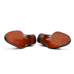 Jean Pierre III French Pebble Grain Calfskin // Black + Grey (UK: 6.5)