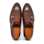 Francis II French Pebble Grain Calfskin // Cognac (UK: 7)