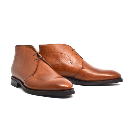 Chukka V French Pebble Grain Calfskin // Cognac (UK: 6.5)