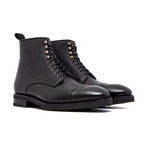 Winchester III French Pebble Grain Calfskin // Black (UK: 8.5)