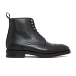 Winchester III French Pebble Grain Calfskin // Black (UK: 8.5)