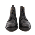 Winchester III French Pebble Grain Calfskin // Black (UK: 8.5)