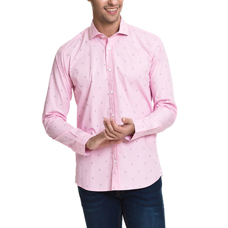 Brooklyn Casual Button-Up // Pink (L)