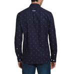 Christian Casual Button-Up // Navy (L)