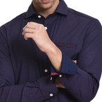 Angel Casual Button-Up // Purple (L)