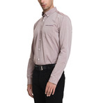 Julian Casual Button-Up // Dusty Red (XL)