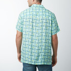Makai Retro Hawaiian Shirt // Mint (M)
