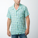 Makai Retro Hawaiian Shirt // Mint (S)