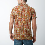 Bane Retro Hawaiian Shirt // Brown (2XL)