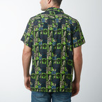 Kai Retro Hawaiian Shirt // Green (S)