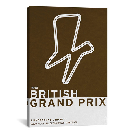 1948 British Grand Prix // Chungkong (26"W x 18"H x 0.75"D)