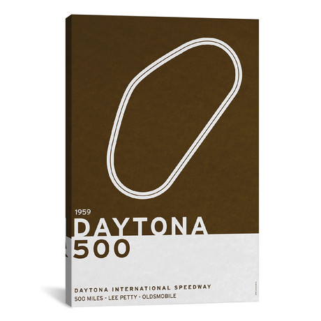 1959 Daytona 500 (26"W x 18"H x 0.75"D)