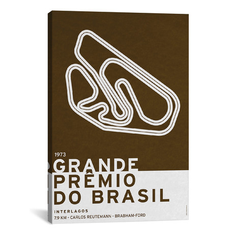 1973 Grande Premio do Brasil // Chungkong (26"W x 18"H x 0.75"D)