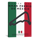 F1 Mexico Race Track // Chungkong (26"W x 18"H x 0.75"D)