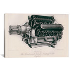 Napier Lion Engine // Print Collection (26"W x 18"H x 0.75"D)